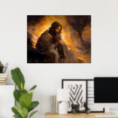 Poster Jésus Priez Dans Le Jardin De Gethsémani (Bureau à domicile)