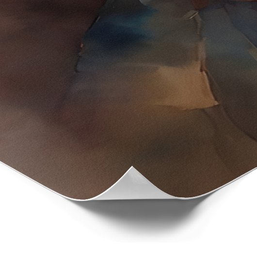 Poster Jésus Priez Dans Le Parc (Coin)