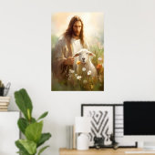 Poster Jésus quitte les 99 Parabole de la brebis perdue (Bureau à domicile)