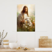 Poster Jésus quitte les 99 Parabole de la brebis perdue (Cuisine)