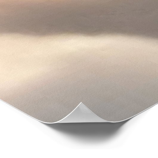 Poster Jésus réconfortant un cheval au ciel (Coin)