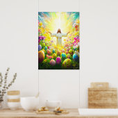 Poster Jésus Résurrection Pâques (Cuisine)