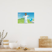 Poster Jésus Salavator e - mundi (Cuisine)