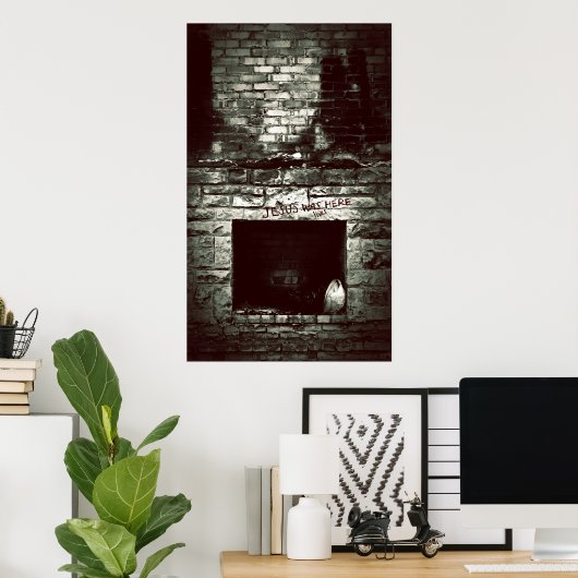 Poster Jésus sans abri (Bureau à domicile)