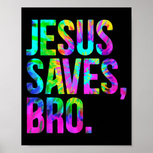 Poster Jésus Sauve Frère, Foi Religieuse Chrétienne Croir