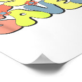 Poster Jesus Saves - Hipe Flower Child Style  (Coin)