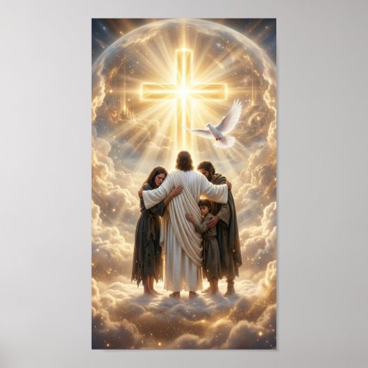 Poster Jésus se soucie (Devant)