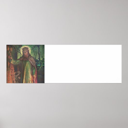 Poster Jésus se tient à la porte et frappe (Devant)