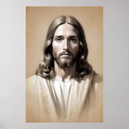 Poster Jesus sketch 6 (Devant)