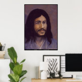 Poster Jésus souriant, image de Jésus juif (Bureau à domicile)