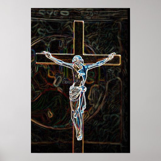 Poster Jésus sur la croix (Devant)