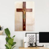Poster Jésus sur la Croix Art (Bureau à domicile)