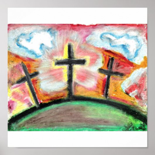 Poster Jésus t'aime (Devant)