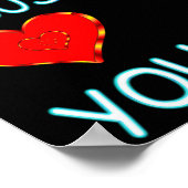 Poster Jésus t'aime (Coin)