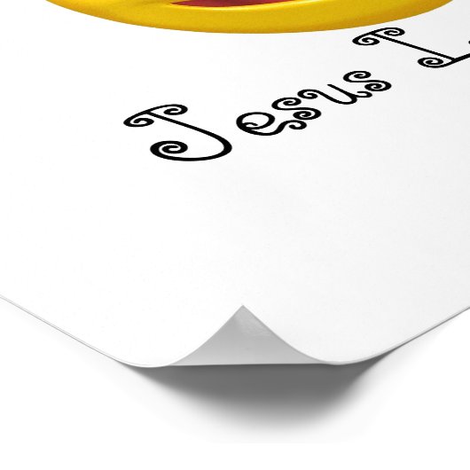 Poster Jésus t'aime (Coin)