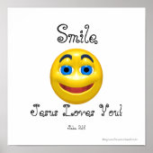 Poster Jésus t'aime (Devant)