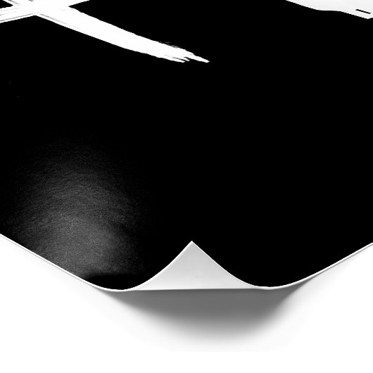 Poster Jésus t'aime, Jésus (Coin)