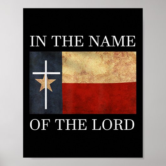 Poster Jésus Texas chrétien (Devant)