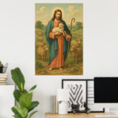 Poster Jesus The Good Shepard (Bureau à domicile)