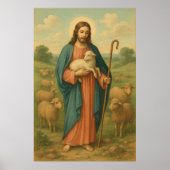 Poster Jesus The Good Shepard (Devant)