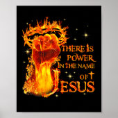 Poster Jesus There Is Power In The Name Of Jesus Christia (Devant)