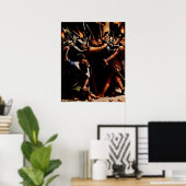 Poster Jésus trahi par Judas Iscariot (Bureau à domicile)