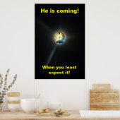 POSTER JÉSUS VIENT (Cuisine)