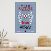 Poster Jésus vous donne des ailes (Cuisine)