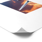 Poster Jet de luxe (Coin)