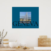 Poster Jet d'Eau à Genève  (Cuisine)
