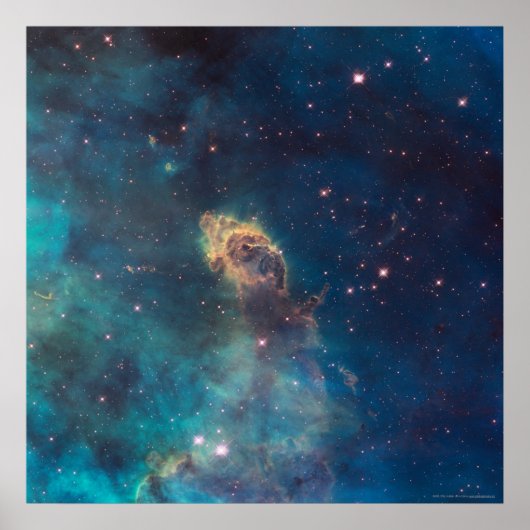 Poster Jet en Carina WFC3 UVIS 24x24 (24x24) (Devant)