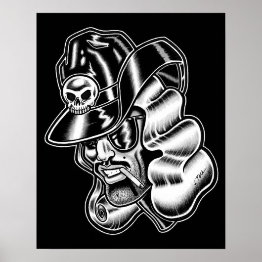 Poster Jet Latex™/Space Cowboy (Devant)