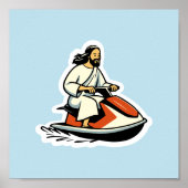 Poster Jet-ski Jesus (Devant)