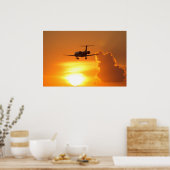 Poster Jet Sunset (Cuisine)