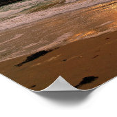 Poster Jetée De Bournemouth Et Plage Dorset Angleterre (Coin)