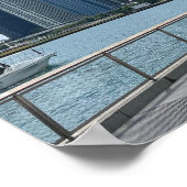 Poster Jetée de la marine de l'Illinois de Chicago (Coin)