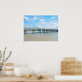Poster Jetée de pêche de la plage St. Augustine (Cuisine)