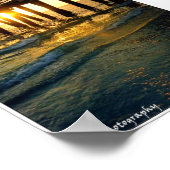 Poster Jetée du coucher du soleil (Coin)