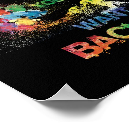 Poster Jeter Comme Une Fille Pourrait Vouloir Sauvegarder (Coin)