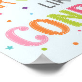 Poster Jetez De La Douceur Autour De La Classe Confetti (Coin)