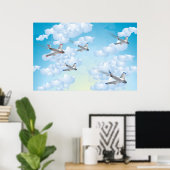 Poster Jets (Bureau à domicile)