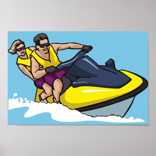 Poster Jetski Fun (Devant)
