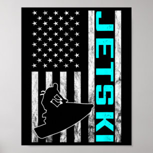 Poster Jetski Jet Ski Jet Ski American Usa Jet Ski W