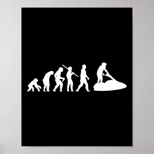 Poster Jetski Watersport Jet Ski Evolution (Devant)