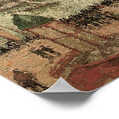 Poster Jetty, Le Havre, Misty de Camille Pissarro (Coin)