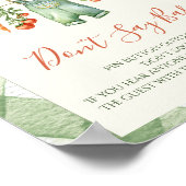 Poster Jeu amusant pour une baby shower rustique et mixte (Coin)