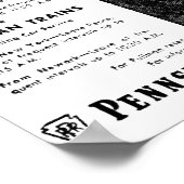 Poster Jeu Armée-Marine Via Le Chemin De Fer Pennsylvania (Coin)