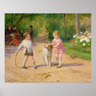 Poster Jeu avec le cercle