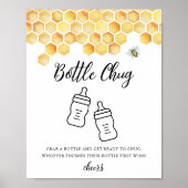 Poster Jeu Baby shower bouteille CALLA (Devant)