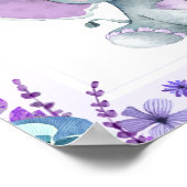 Poster Jeu Baby shower Twin Elephant Diaper (Coin)